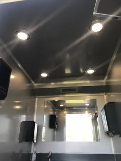 Restroom trailer photo